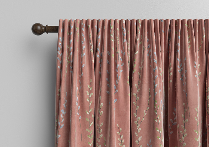 Willow Field, French Coral - Made to Measure Curtains - Image 10